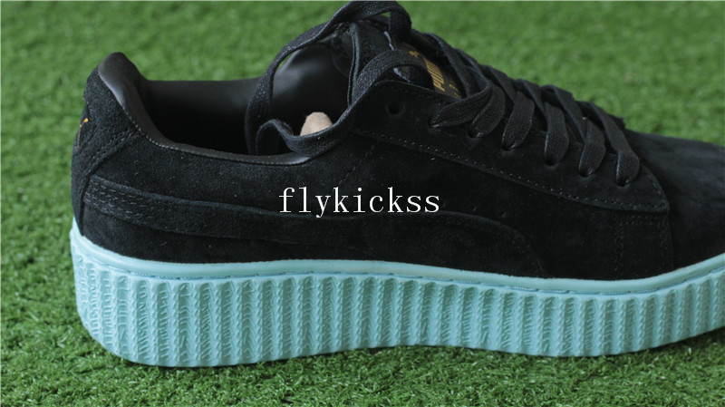 Puma Fenty Rihanna Creeper Low Black Light Blue Gum